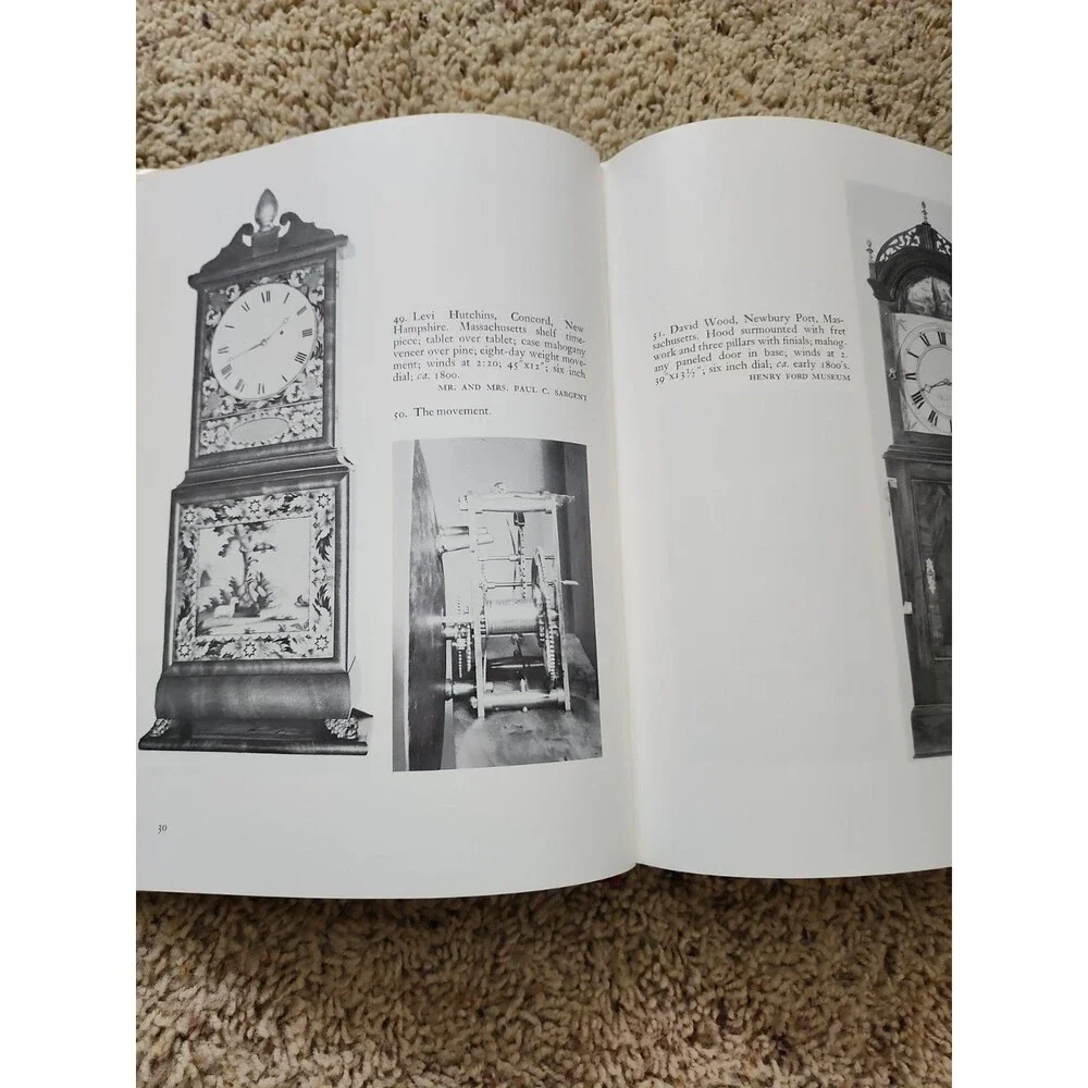 A Treasury Of American Clocks Brooks Palmer 1977 HC Dust Jacket Ninth Printing